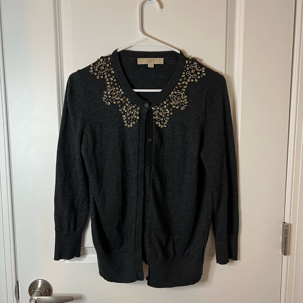Loft Embellished Cardigan